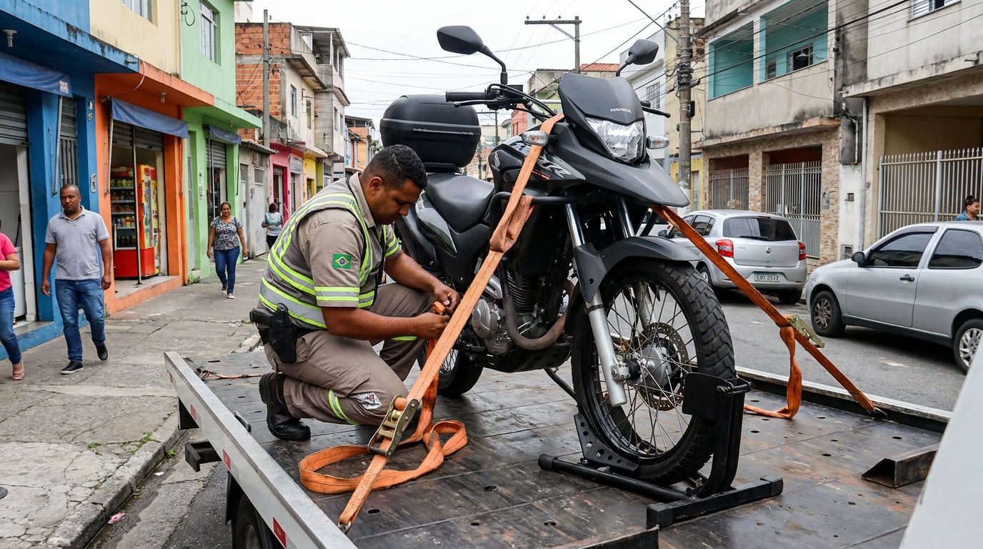 Transporte de Motocicleta em São José dos Pinhais‑PR